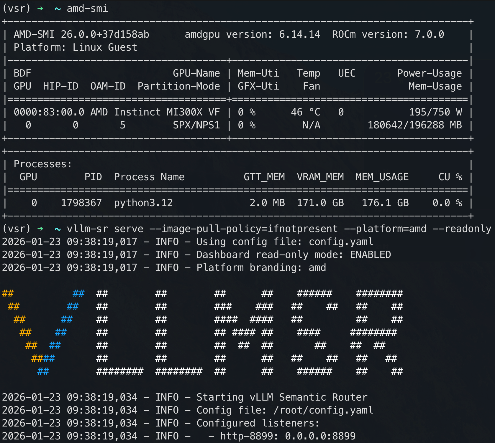 Building Mixture-of-Models on AMD GPUs with vLLM-SR: Mom 5